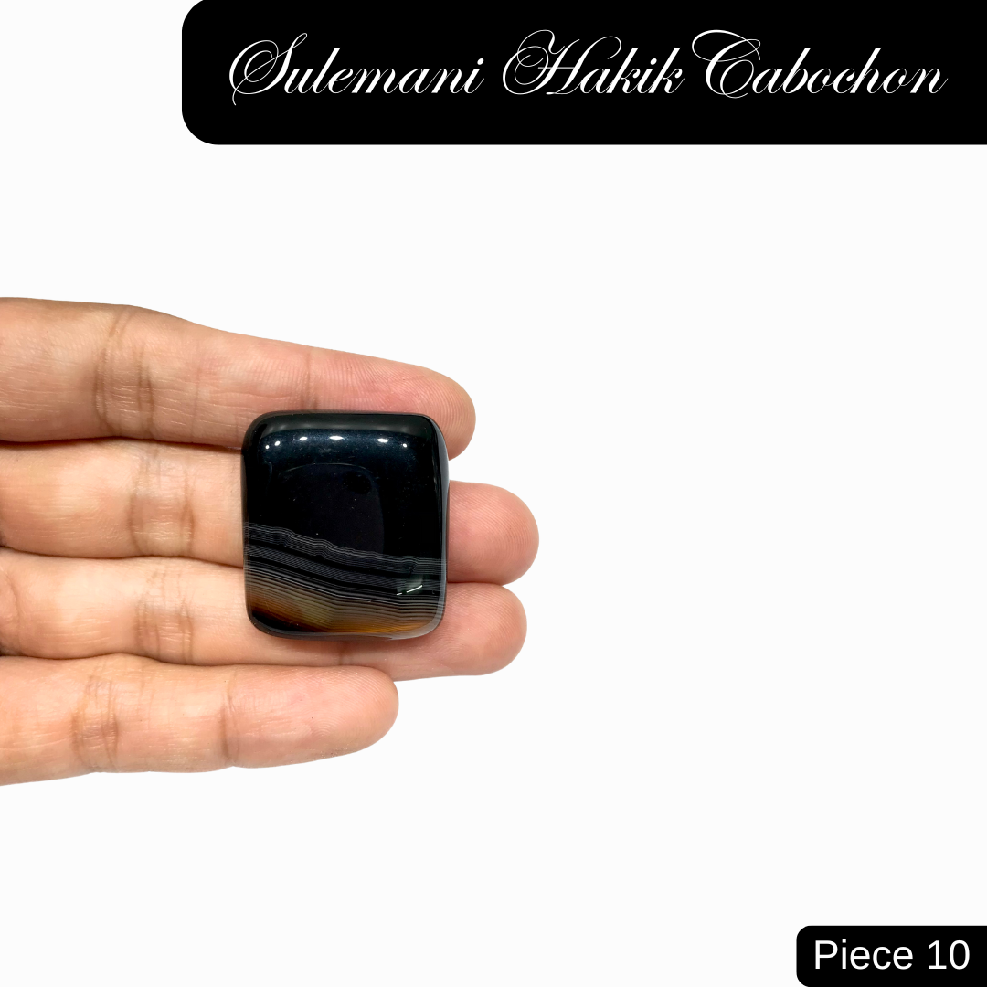 Sulemani Hakik Cabochon - AEORA ROCKS INDIA -Healing Crystals superstore