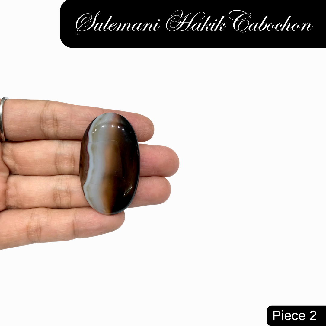 Sulemani Hakik Cabochon - AEORA ROCKS INDIA -Healing Crystals superstore
