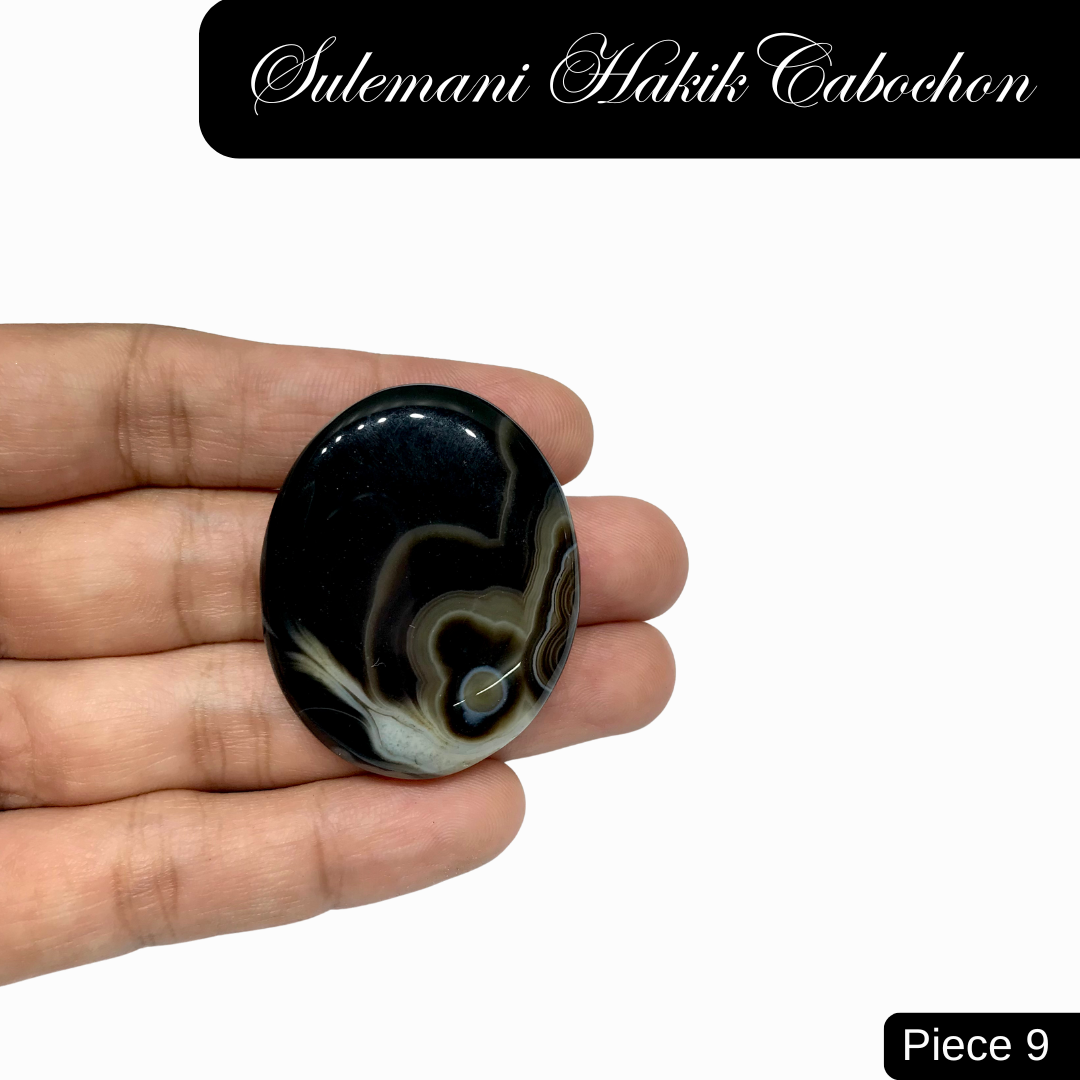 Sulemani Hakik Cabochon - AEORA ROCKS INDIA -Healing Crystals superstore