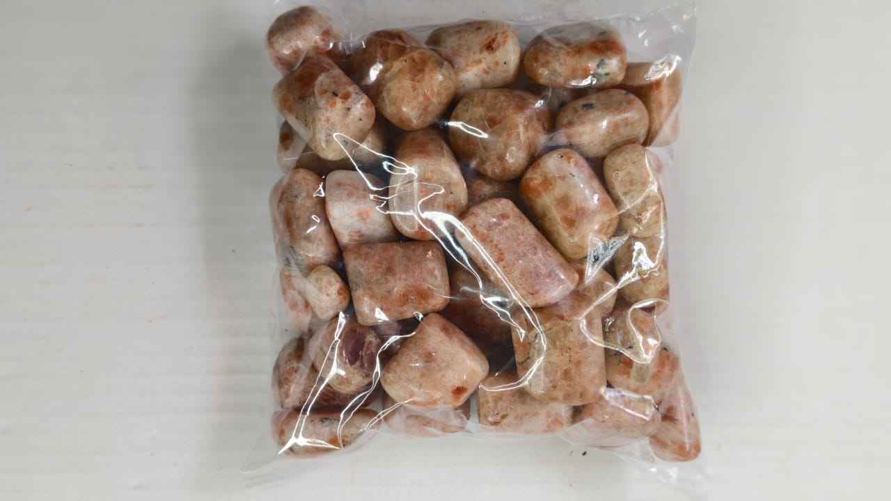 SUNSTONE TUMBLE STONE - 1 KG
