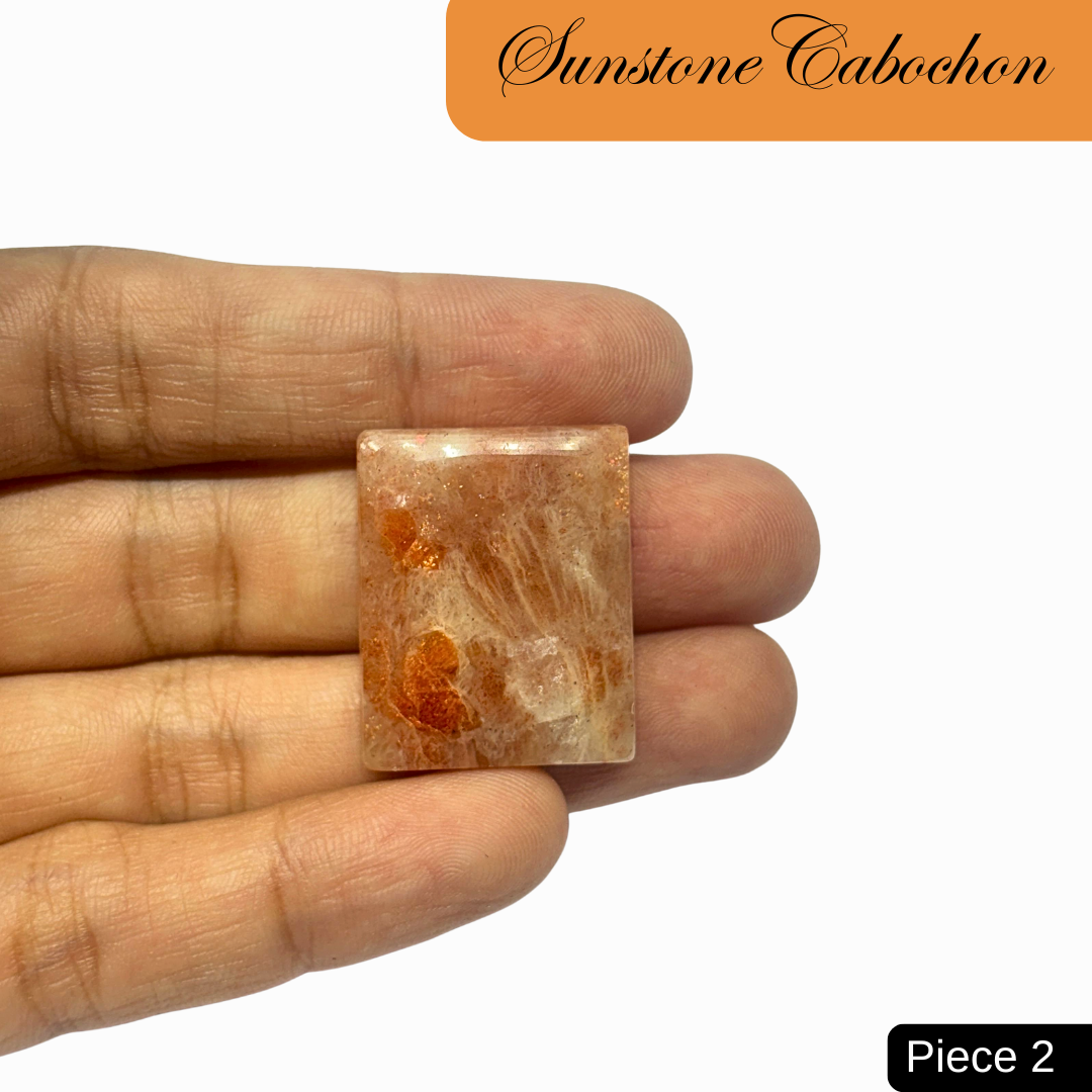 Sunstone Cabochons - AEORA ROCKS INDIA -Healing Crystals superstore