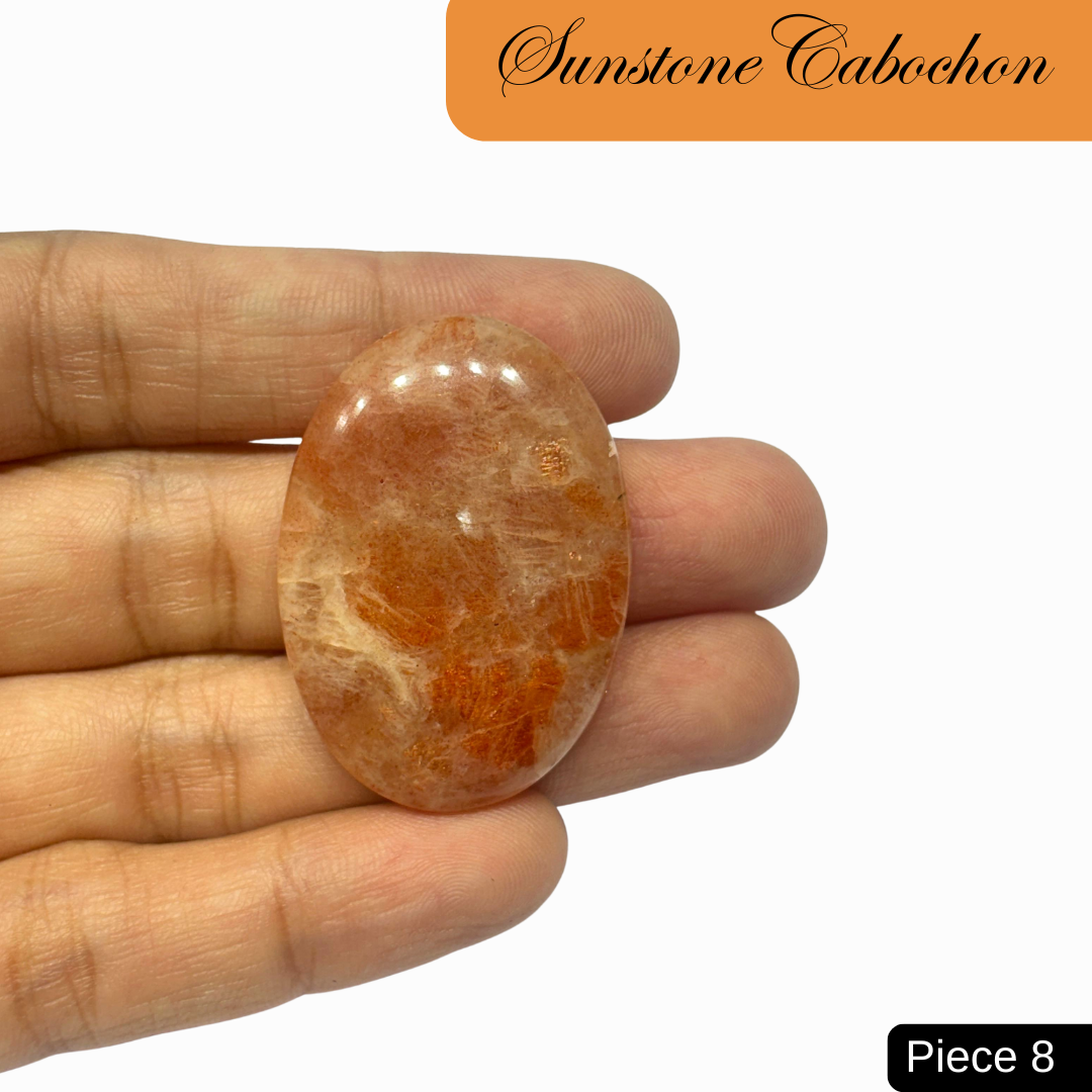 Sunstone Cabochons - AEORA ROCKS INDIA -Healing Crystals superstore