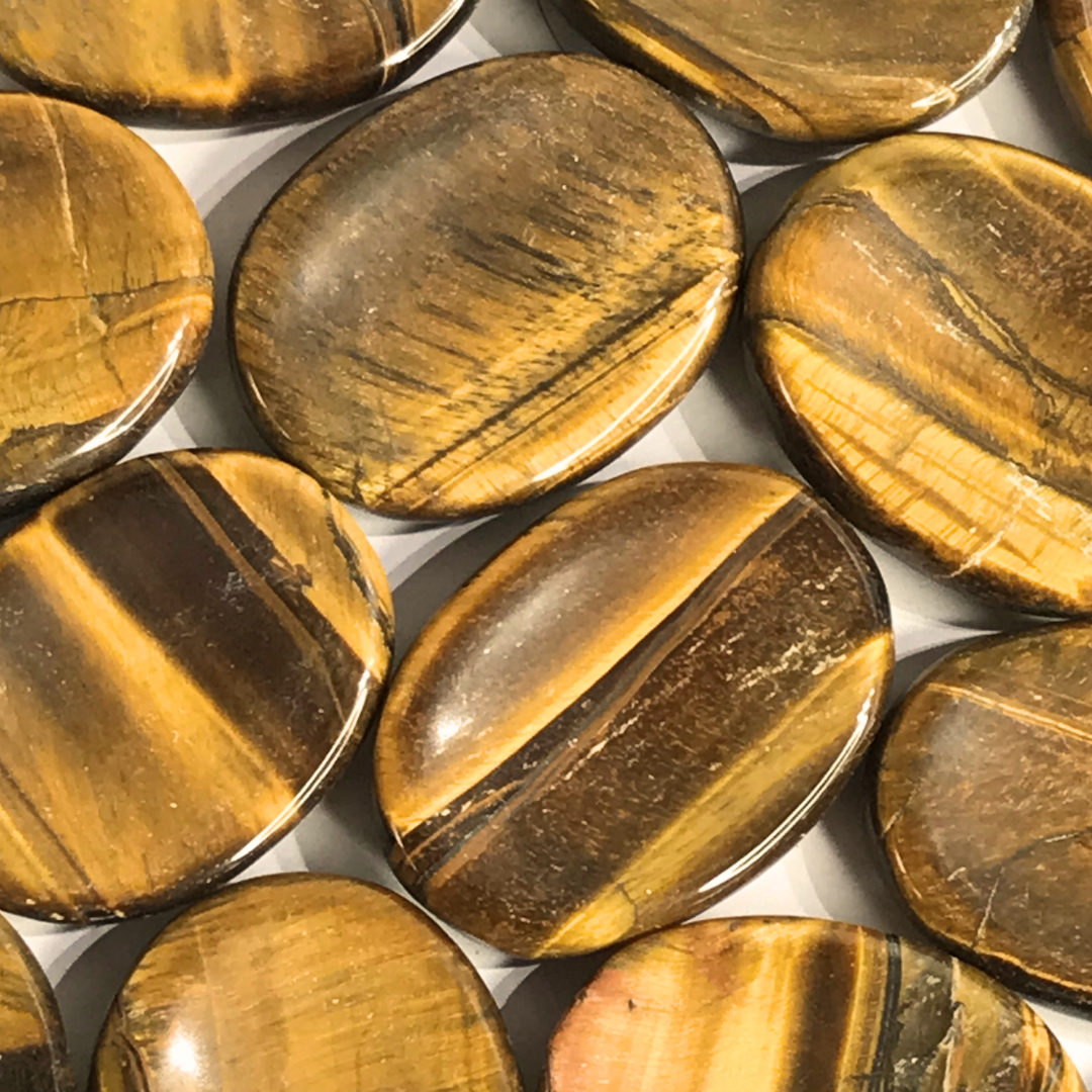 Tigers Eye Worry Stone