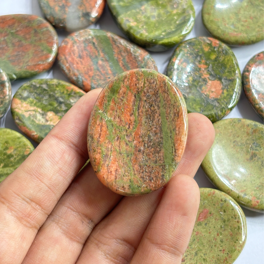 Unakite Worry Stone