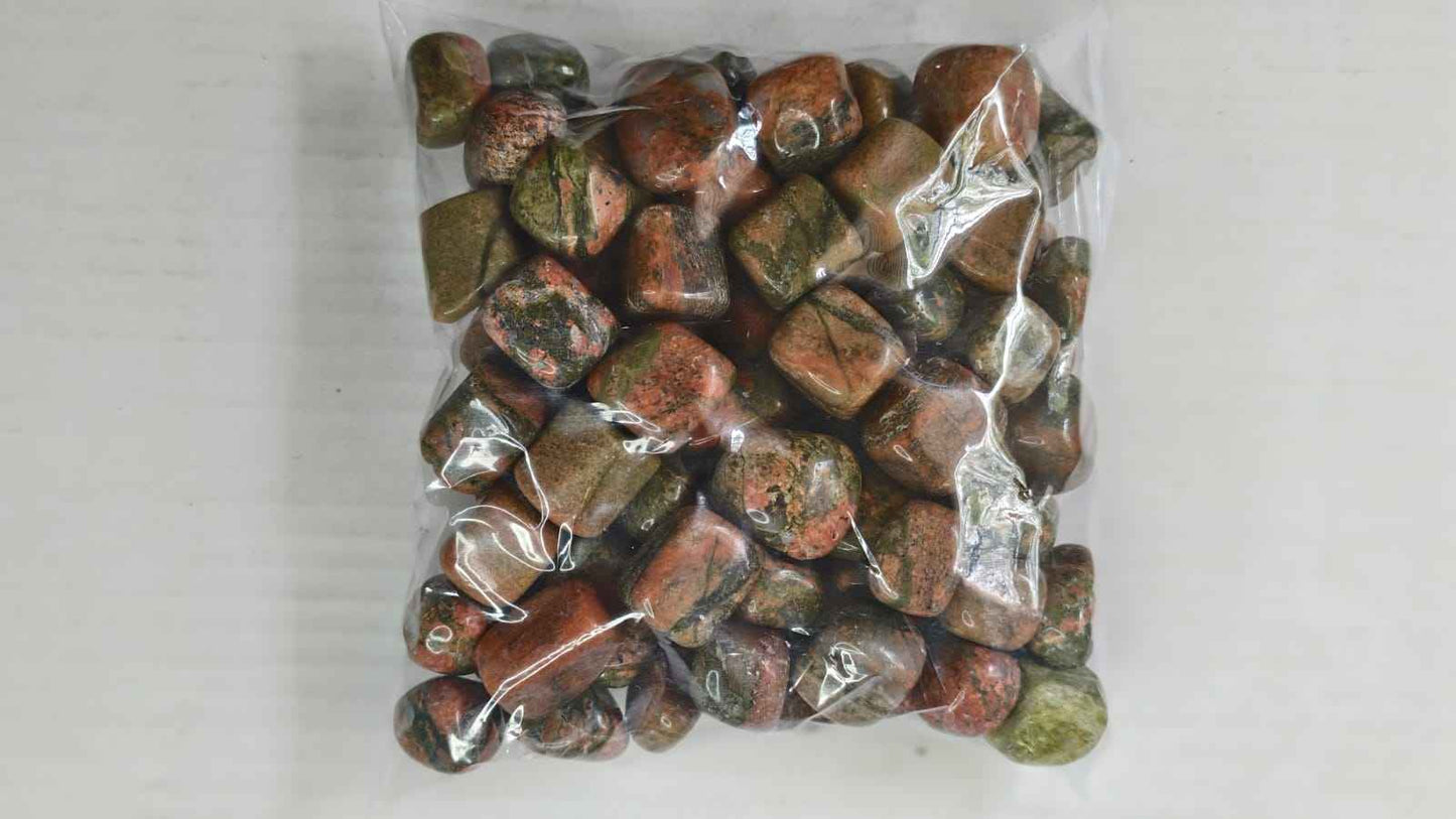 UNAKITE TUMBLE STONE - 1 KG