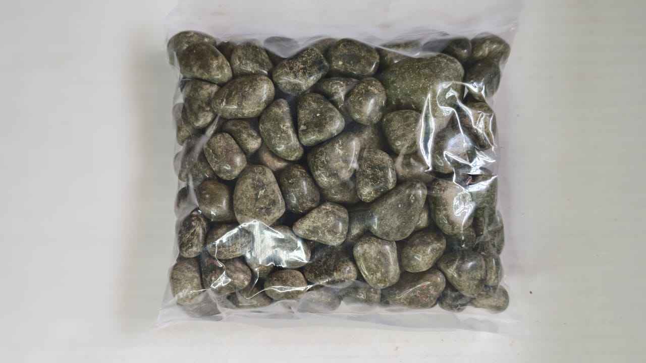 VESUVIANITE TUMBLE STONE - 1 KG