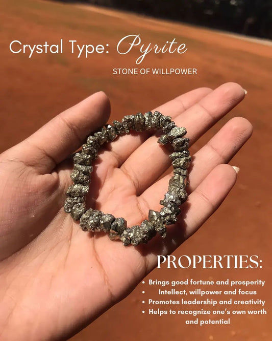Pyrite Chips Bracelet