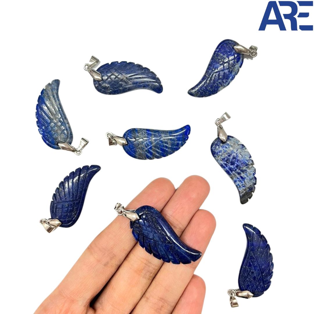 Lapiz Lazuli Wing Pendant