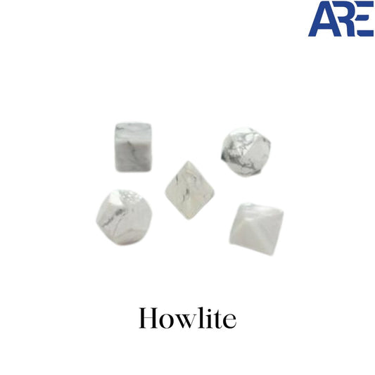 Howlite Geometric Set