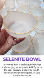 Selenite Bowl- Perfect for cleansing and charging crystals - AEORA ROCKS INDIA -Healing Crystals superstore