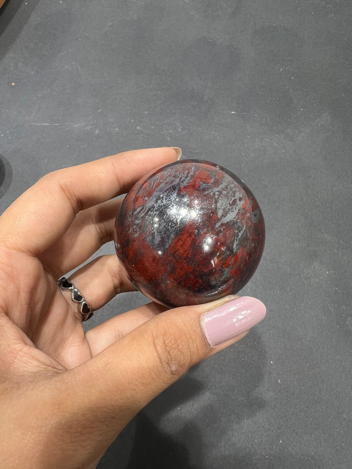 Jespelite Sphere 211g - AEORA ROCKS INDIA -Healing Crystals superstore