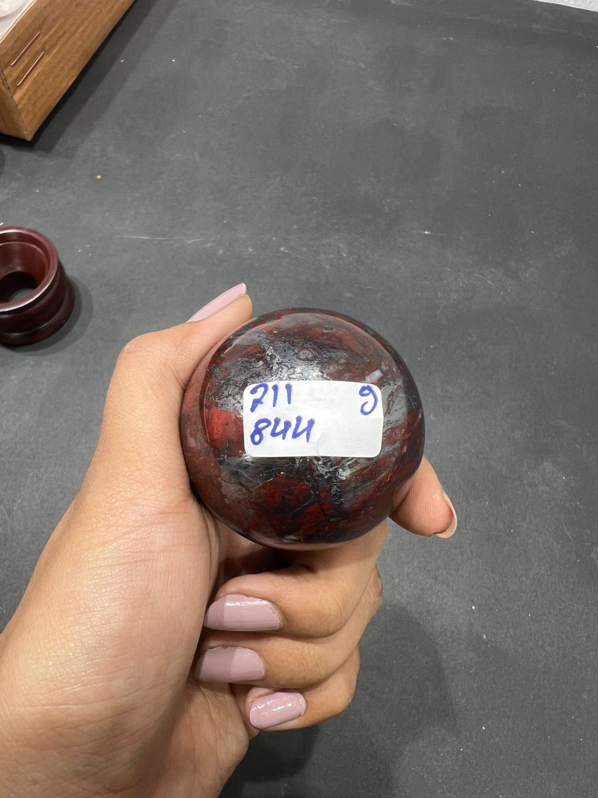 Jespelite Sphere 211g - AEORA ROCKS INDIA -Healing Crystals superstore