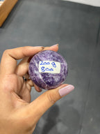 Lepidolite Sphere 200g - AEORA ROCKS INDIA -Healing Crystals superstore