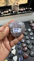 Ruby With Albite Heart 156g - AEORA ROCKS INDIA -Healing Crystals superstore