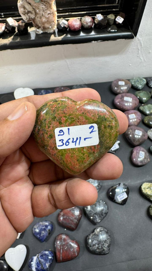 Unakite Heart 91g