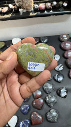 Unakite Heart 101g - AEORA ROCKS INDIA -Healing Crystals superstore