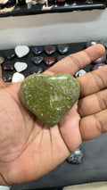 Unakite Heart 109g - AEORA ROCKS INDIA -Healing Crystals superstore