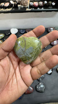 Unakite Heart 112g - AEORA ROCKS INDIA -Healing Crystals superstore