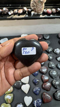 Shungite Heart 80g - AEORA ROCKS INDIA -Healing Crystals superstore