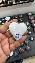 Scolecite Heart 74g - AEORA ROCKS INDIA -Healing Crystals superstore