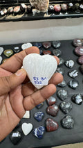 Scolecite Heart 83g - AEORA ROCKS INDIA -Healing Crystals superstore