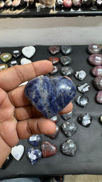 Sodalite Heart  73g - AEORA ROCKS INDIA -Healing Crystals superstore
