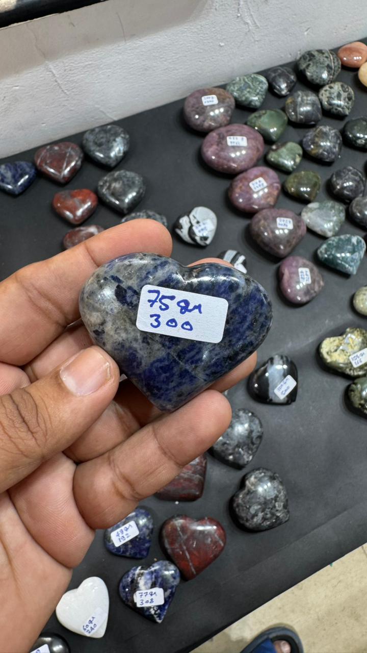 Sodalite Heart  75g
