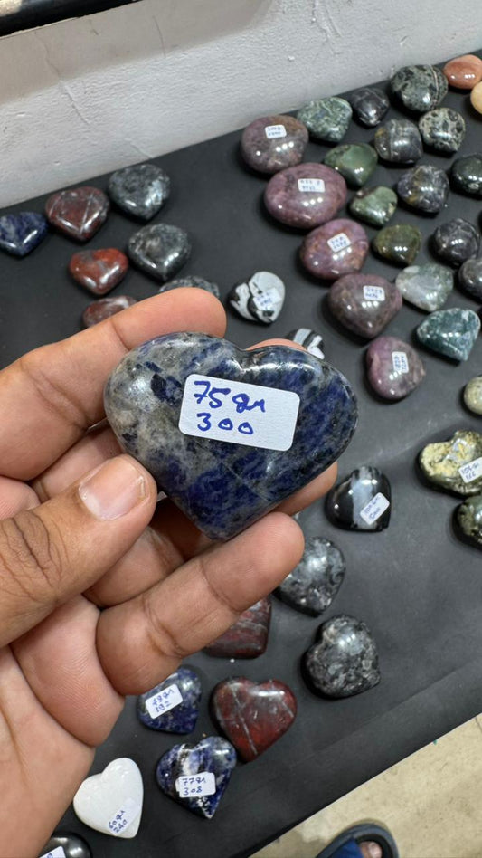 Sodalite Heart  75g