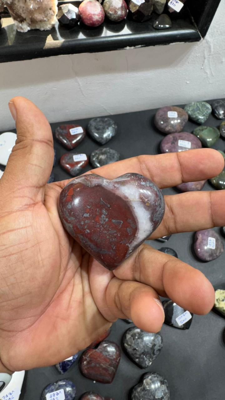 Jespelite Heart 120g - AEORA ROCKS INDIA -Healing Crystals superstore