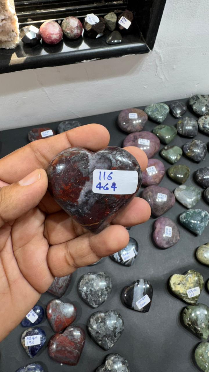 Jespelite Heart 116g - AEORA ROCKS INDIA -Healing Crystals superstore