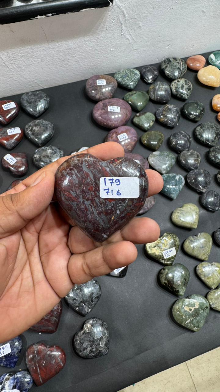 Jespelite Heart 88g - AEORA ROCKS INDIA -Healing Crystals superstore