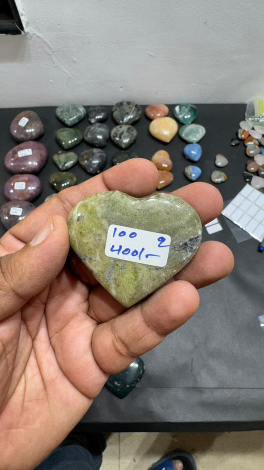 Vesuvianite Heart 100g