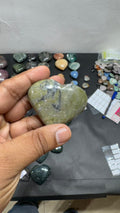 Vesuvianite Heart 96g - AEORA ROCKS INDIA -Healing Crystals superstore