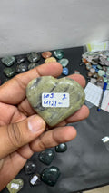 Vesuvianite Heart 103g - AEORA ROCKS INDIA -Healing Crystals superstore