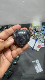 Iolite Heart 95g - AEORA ROCKS INDIA -Healing Crystals superstore