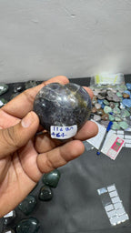 Iolite Heart 116g - AEORA ROCKS INDIA -Healing Crystals superstore