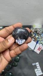 Iolite Heart 58g - AEORA ROCKS INDIA -Healing Crystals superstore
