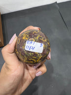 Fruit Jasper Sphere 291g - AEORA ROCKS INDIA -Healing Crystals superstore