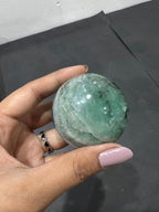 Green Floride Sphere 256g - AEORA ROCKS INDIA -Healing Crystals superstore