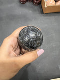 Snowflake Obsidian Sphere 187g - AEORA ROCKS INDIA -Healing Crystals superstore