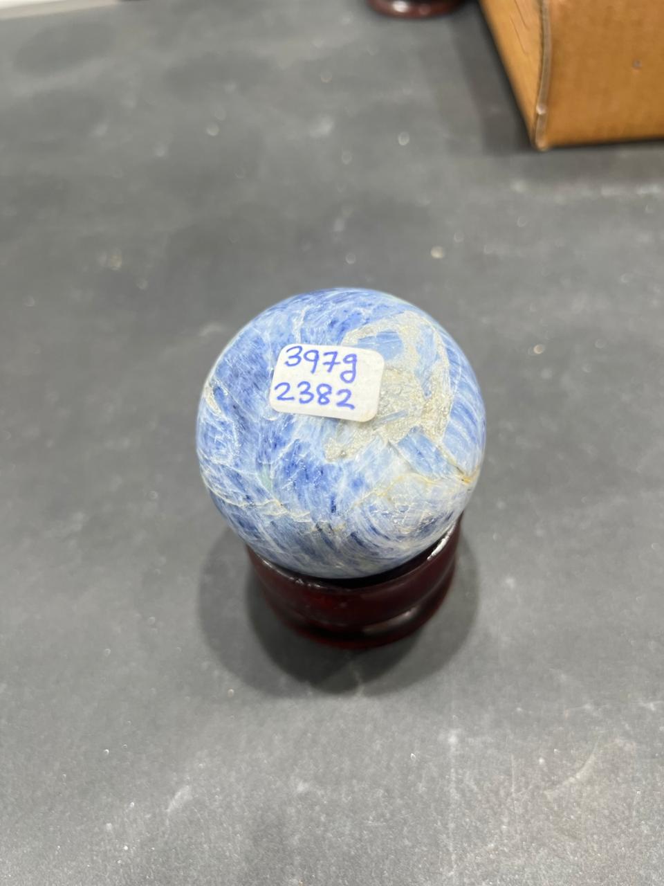 Blue Kynite Sphere 397g