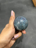 Ruby Kynite Sphere 270g - AEORA ROCKS INDIA -Healing Crystals superstore