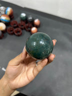 Bloodstone Sphere 240g - AEORA ROCKS INDIA -Healing Crystals superstore