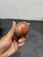 Red Aventurine Sphere 125g - AEORA ROCKS INDIA -Healing Crystals superstore