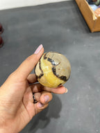 Septarian Nodule Sphere 255g - AEORA ROCKS INDIA -Healing Crystals superstore