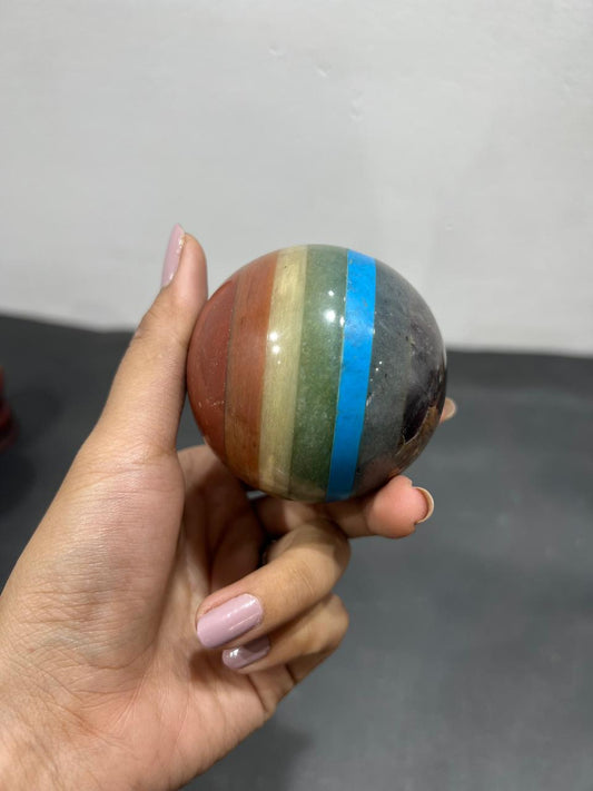 7 Chakra Sphere 370g