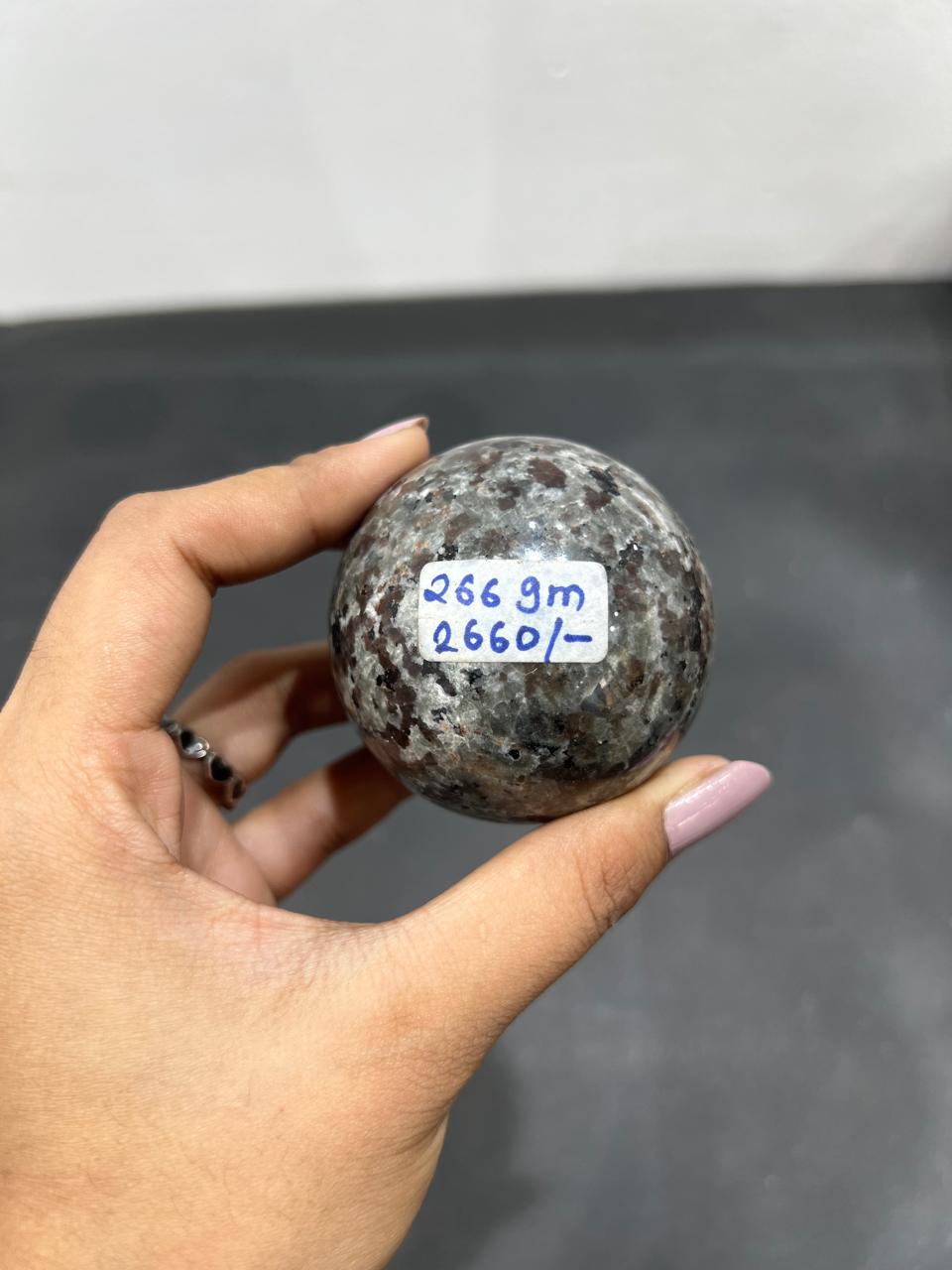 Yooperlite Sphere 266g - AEORA ROCKS INDIA -Healing Crystals superstore