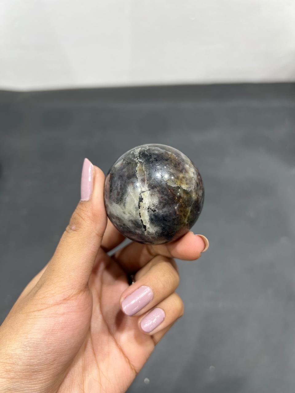 Iolite Sphere 150g - AEORA ROCKS INDIA -Healing Crystals superstore