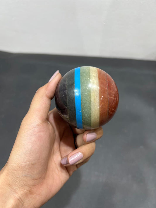 7 Chakra Sphere 328g