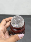 Lemurian Quartz Sphere 116g - AEORA ROCKS INDIA -Healing Crystals superstore